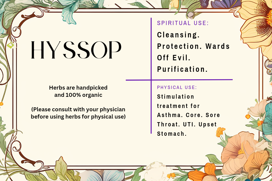 Hyssop - Mama Goddess Crystals N More